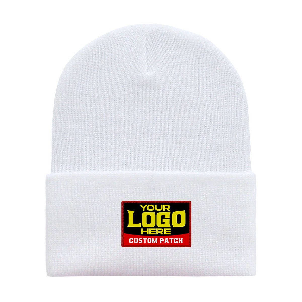 Custom Patch Decky 186 - Acrylic Long Beanie, Knit Cap - 186 - Signature Edition