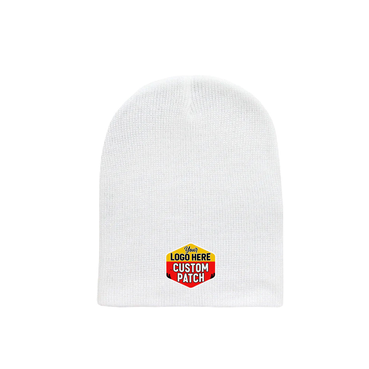 Custom Patch Decky 614 - Acrylic Short Beanie, Knit Cap - 614 - Signature Edition