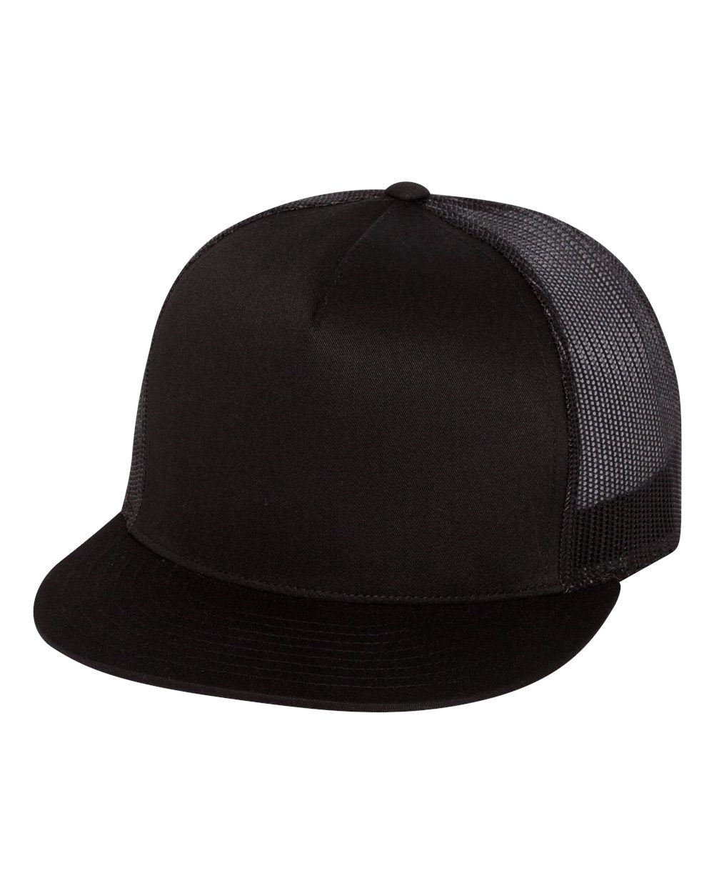 YP Classics, Yupoong 6006 Flat Bill Trucker Cap - Blank - Signature Edition