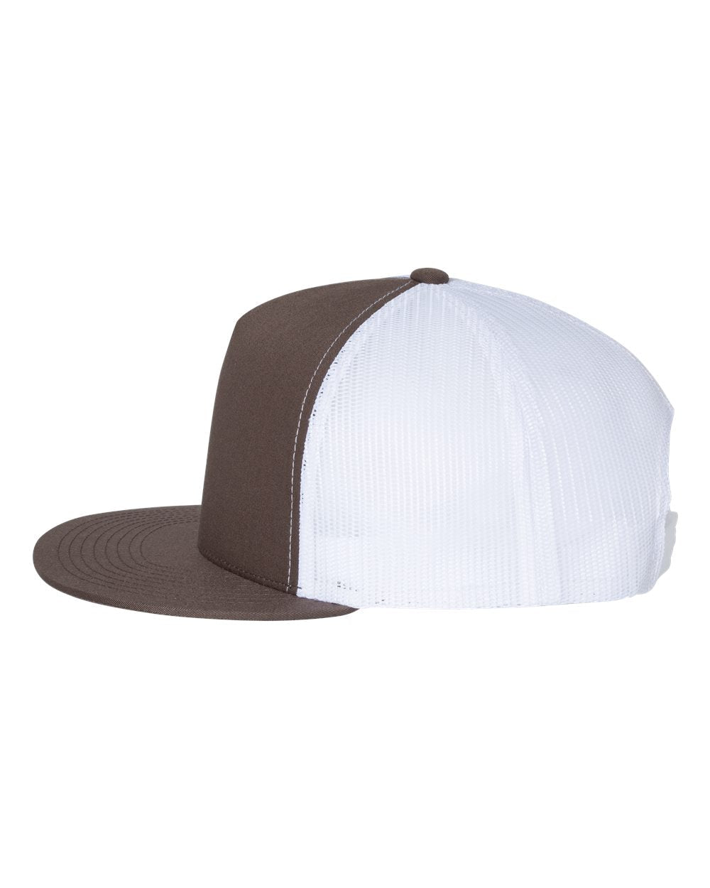 YP Classics, Yupoong 6006 Flat Bill Trucker Cap - Blank - Signature Edition