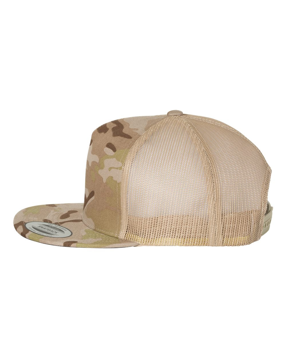 YP Classics, Yupoong 6006 Flat Bill Trucker Cap - Blank - Signature Edition