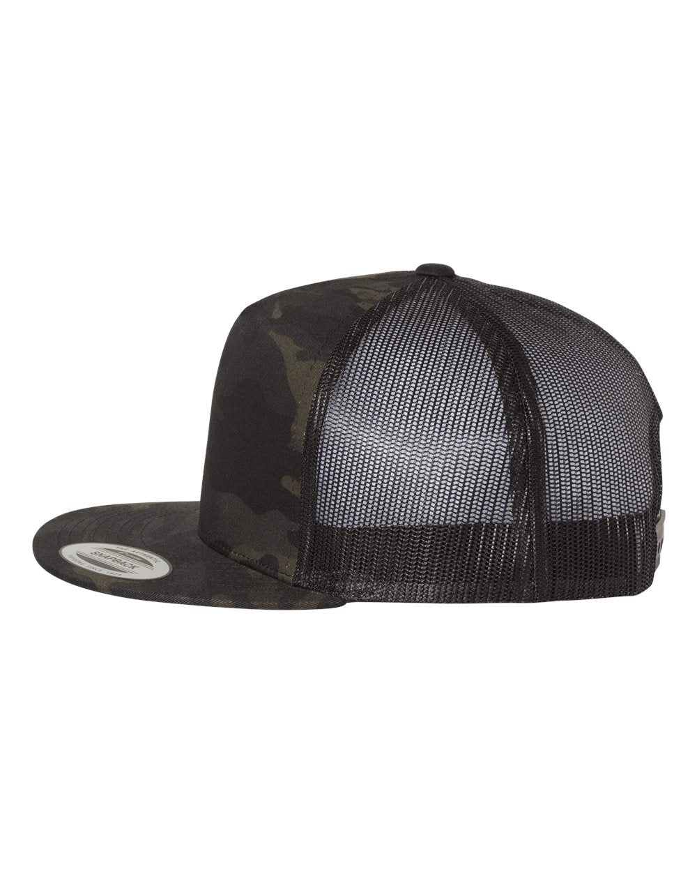 YP Classics, Yupoong 6006 Flat Bill Trucker Cap - Blank - Signature Edition