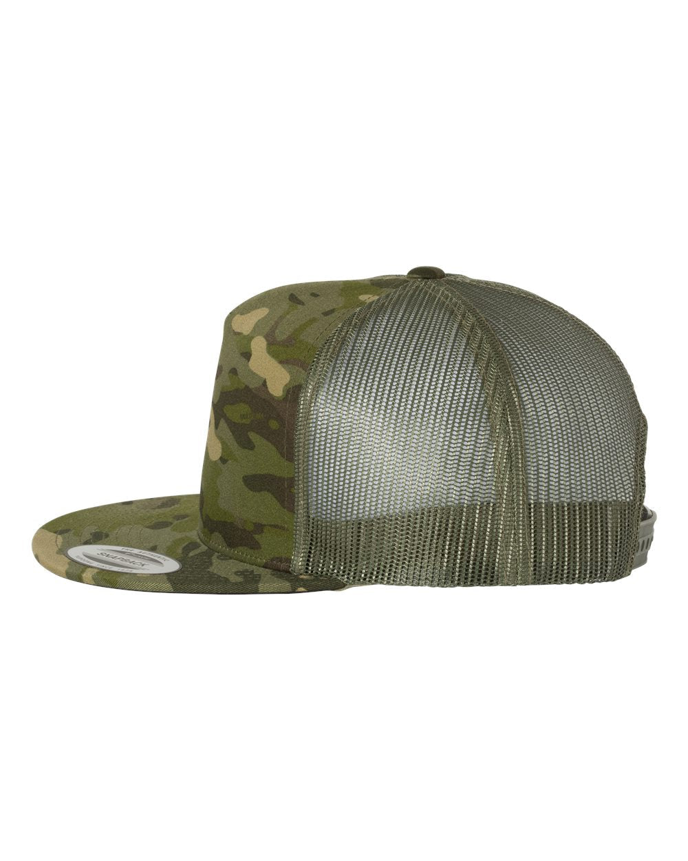 YP Classics, Yupoong 6006 Flat Bill Trucker Cap - Blank - Signature Edition