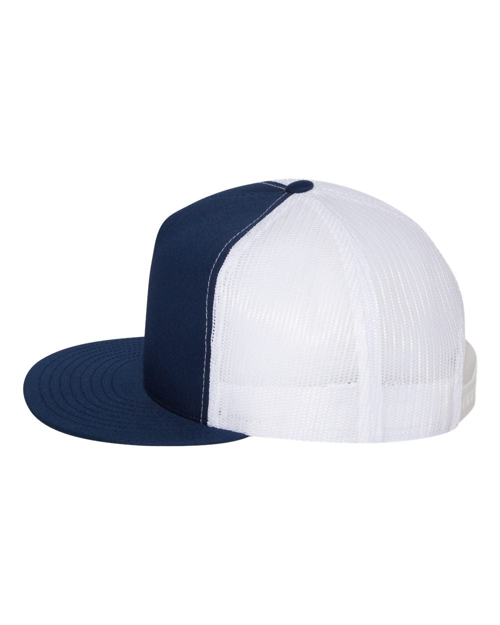 YP Classics, Yupoong 6006 Flat Bill Trucker Cap - Blank - Signature Edition