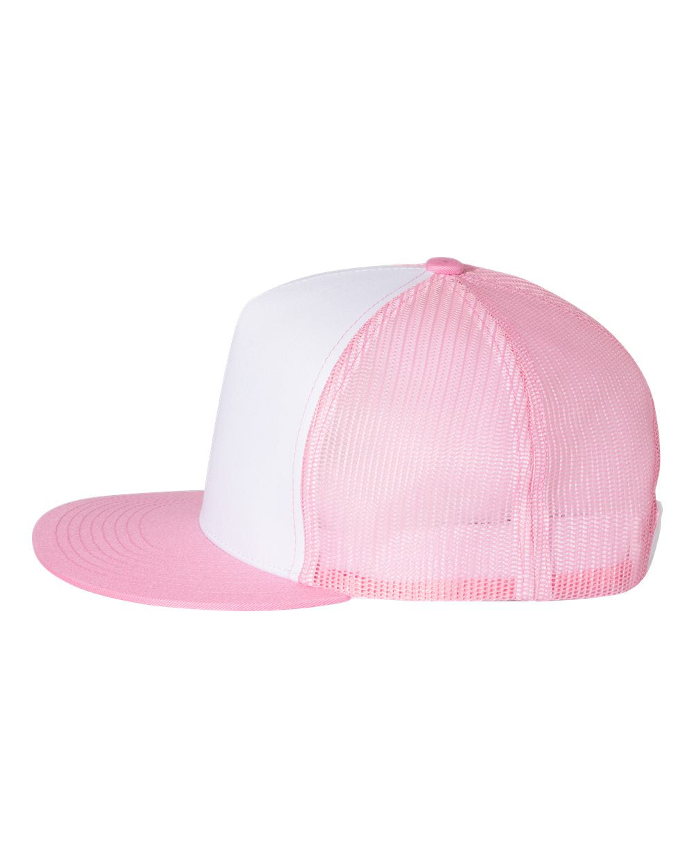 YP Classics, Yupoong 6006 Flat Bill Trucker Cap - Blank - Signature Edition