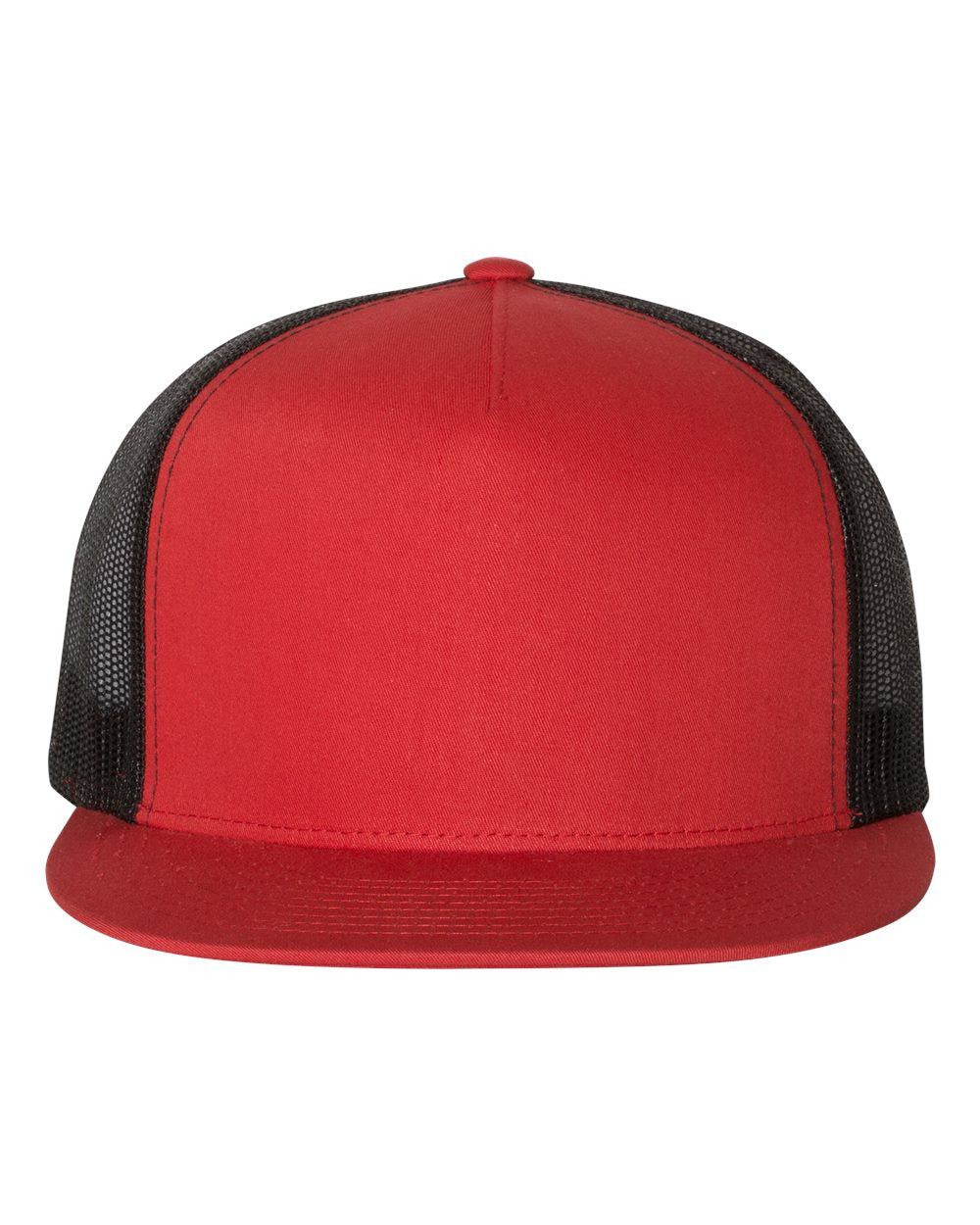 YP Classics, Yupoong 6006 Flat Bill Trucker Cap - Blank - Signature Edition