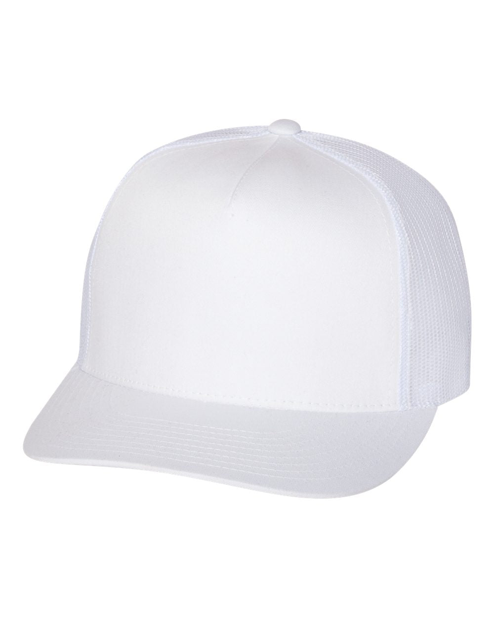 YP Classics, Yupoong 6006 Flat Bill Trucker Cap - Blank - Signature Edition