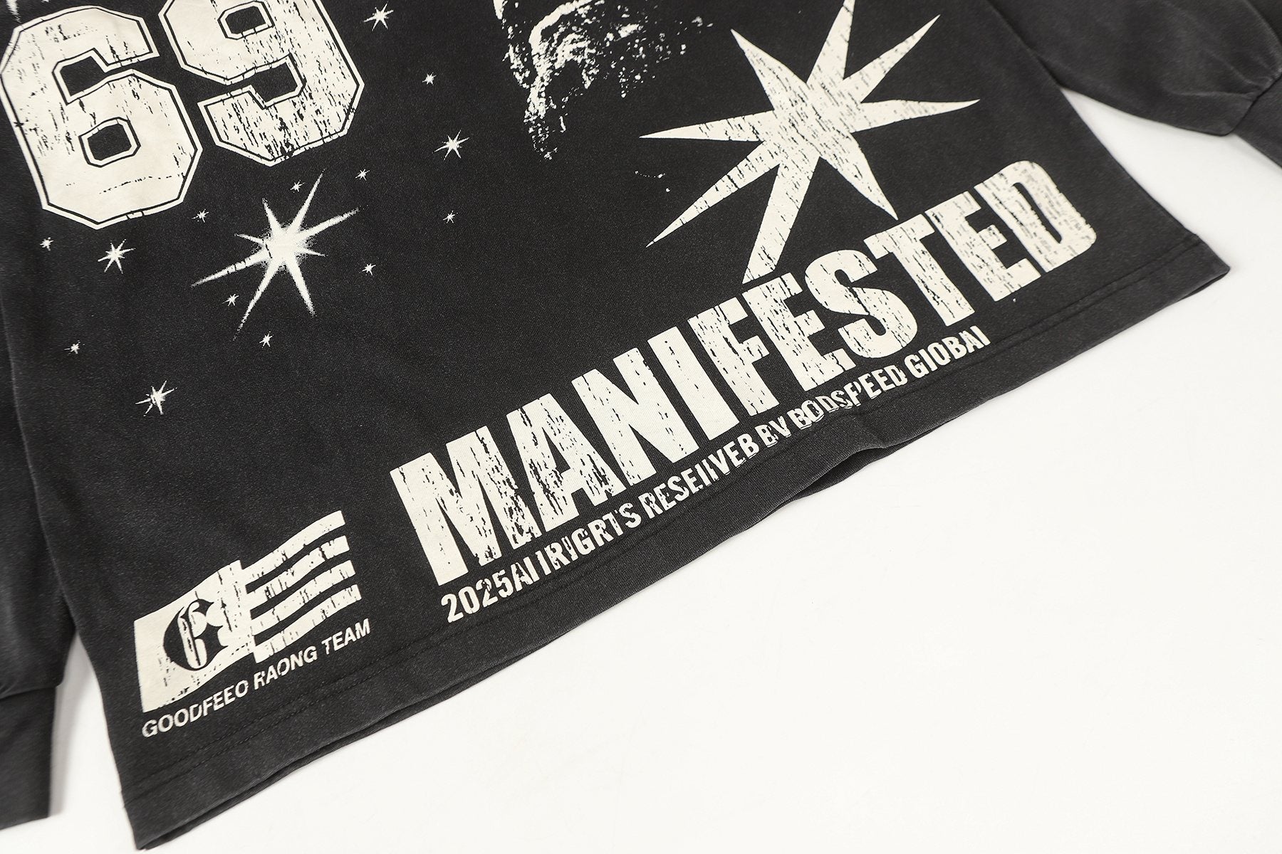 Godspeed 69 Racing Graphic Long-Sleeve T-Shirt — detail