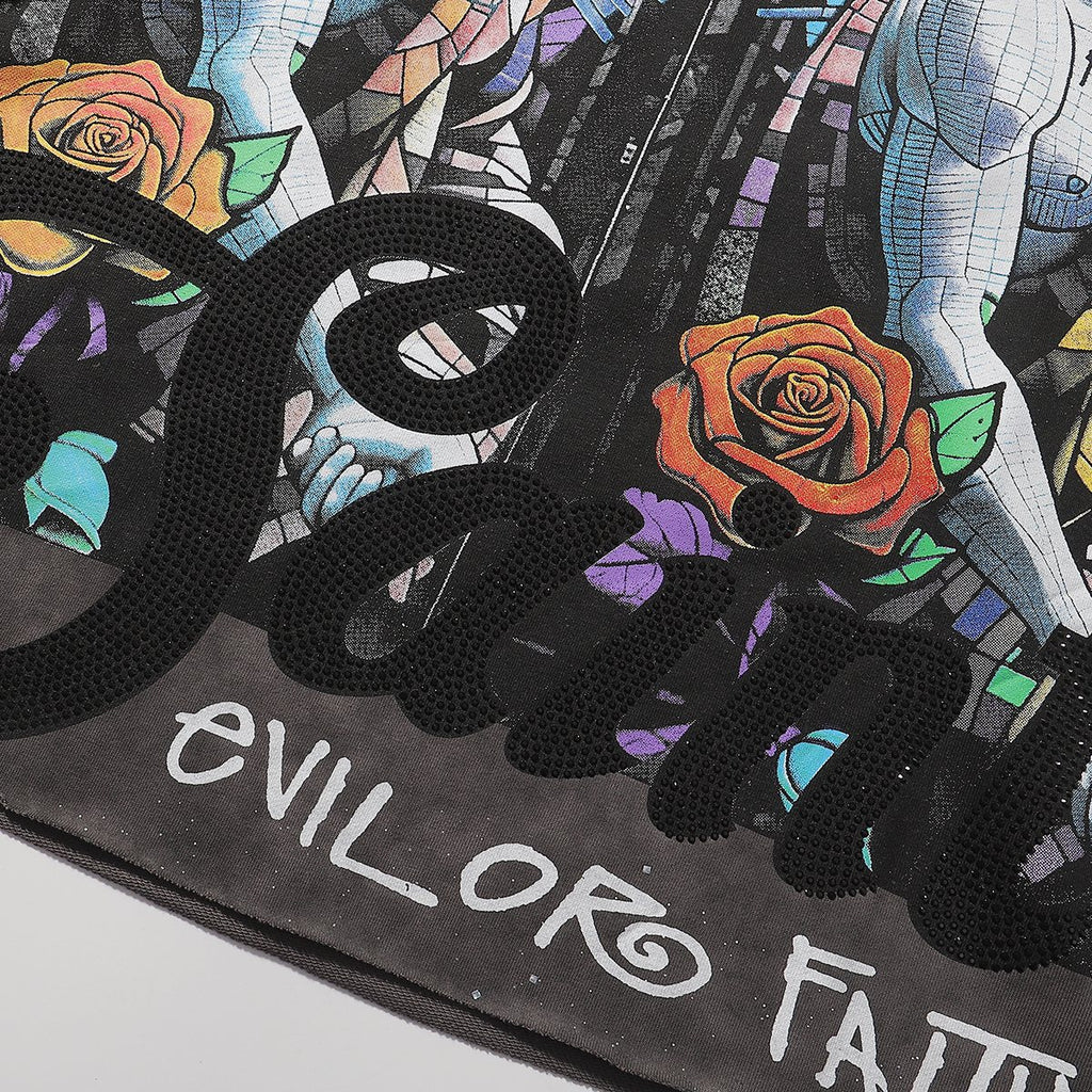 BKYS Revival Saint Graphic Short-Sleeve T-Shirt — detail
