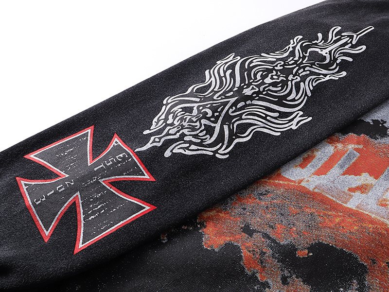 Godspeed Hollywood Cloud Graphic Long-Sleeve T-Shirt — detail