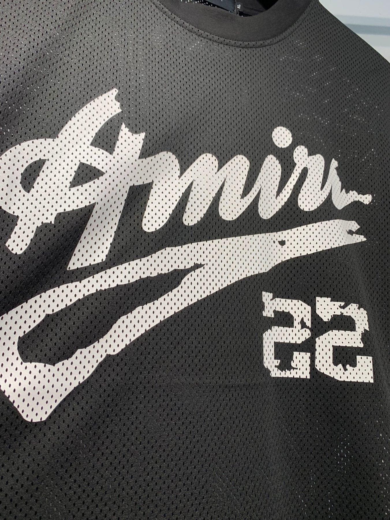 AMIRI 22 Mesh T-Shirt & Shorts Set — detail