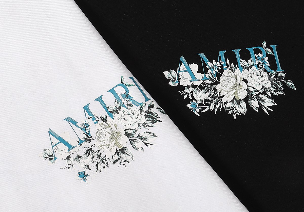 AMIRI Floral Graphic Short-Sleeve T-Shirt — detail
