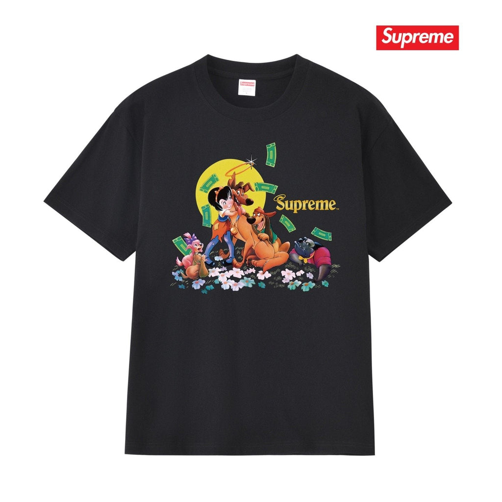 Supreme All Dogs Go To Heaven Dog Graphic T-Shirt — hero