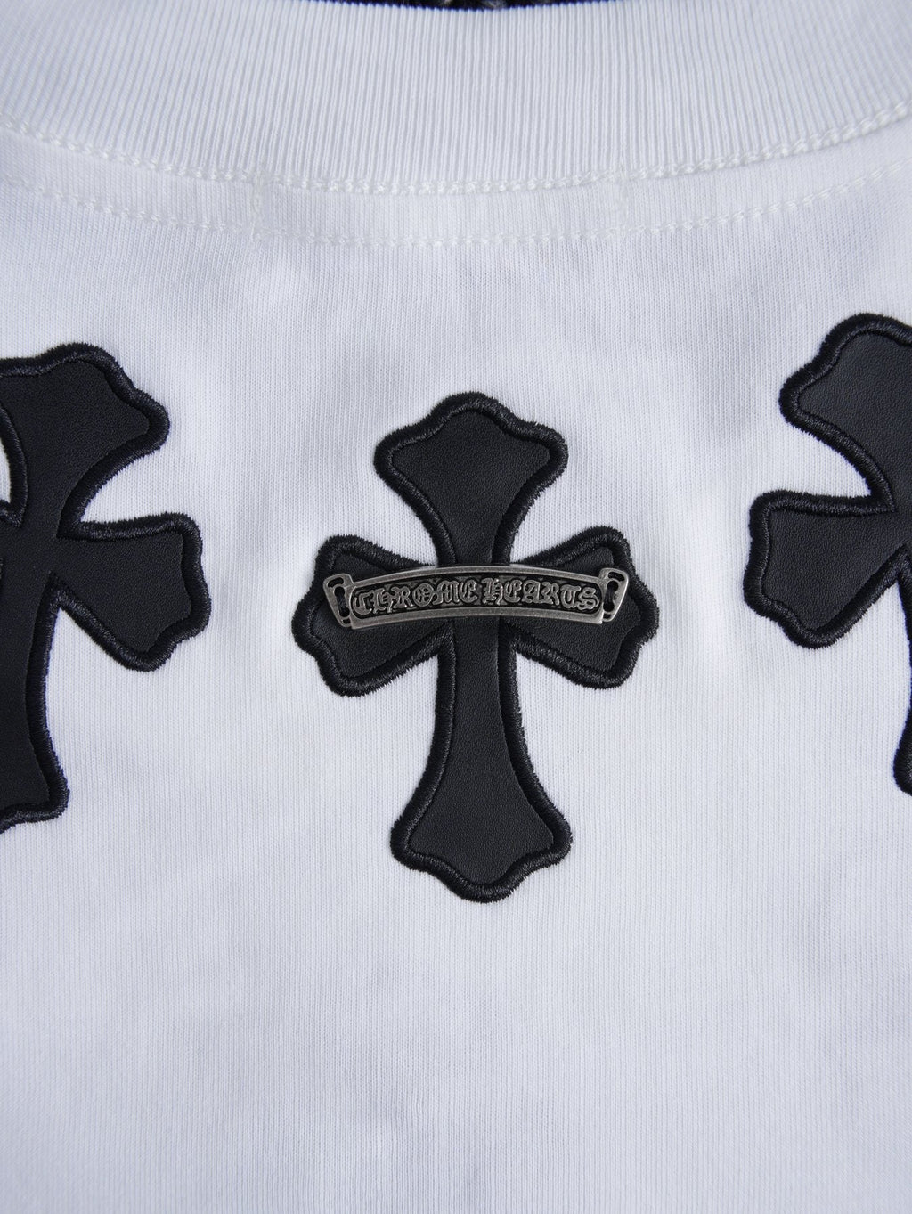 Chrome Hearts Cross Applique Short-Sleeve T-Shirt — detail