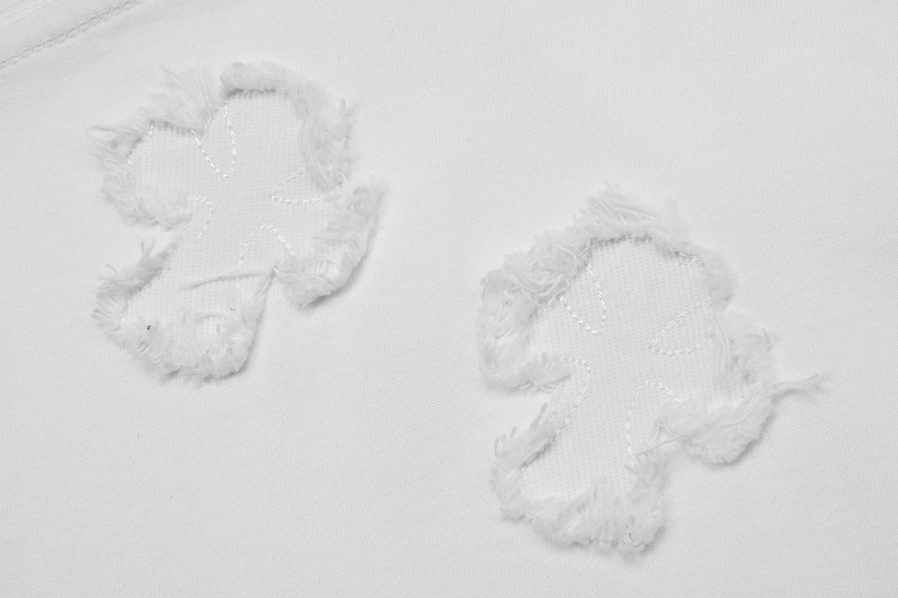 Chrome Hearts Tonal Cross Appliqué T-Shirt — detail