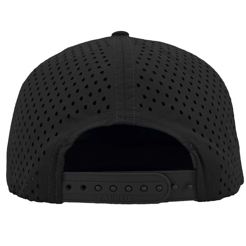 Zapped Headwear Apache 6 Panel Perforated Snapback Cap - Signature Edition