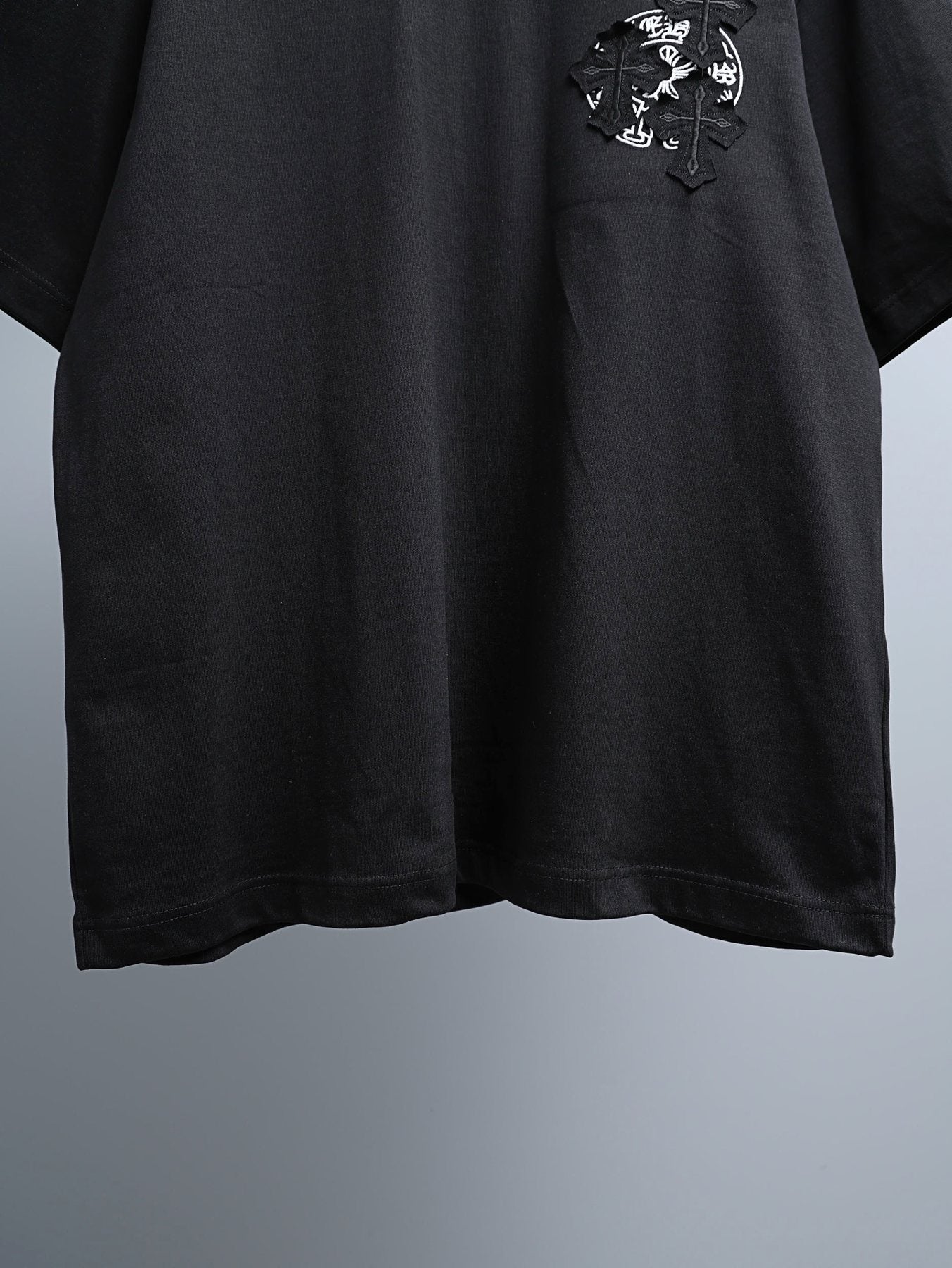 Chrome Hearts Cross Floral Graphic T-Shirt — detail